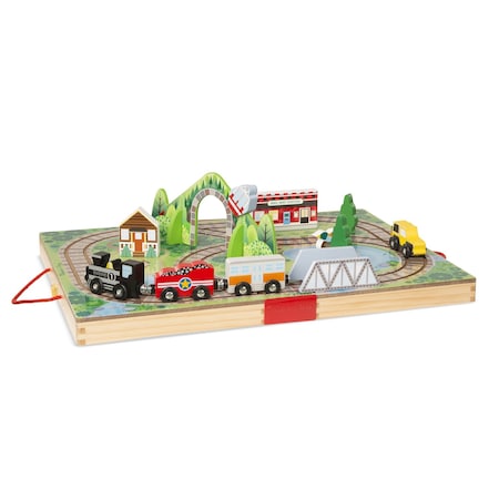 Melissa & Doug Take Along Railroad 30140